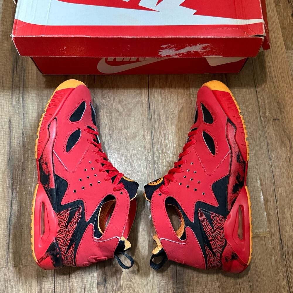 Nike Air Tech Challenge Huarache Agassi Light Crimson Aromic Mango - Picture 2 of 11